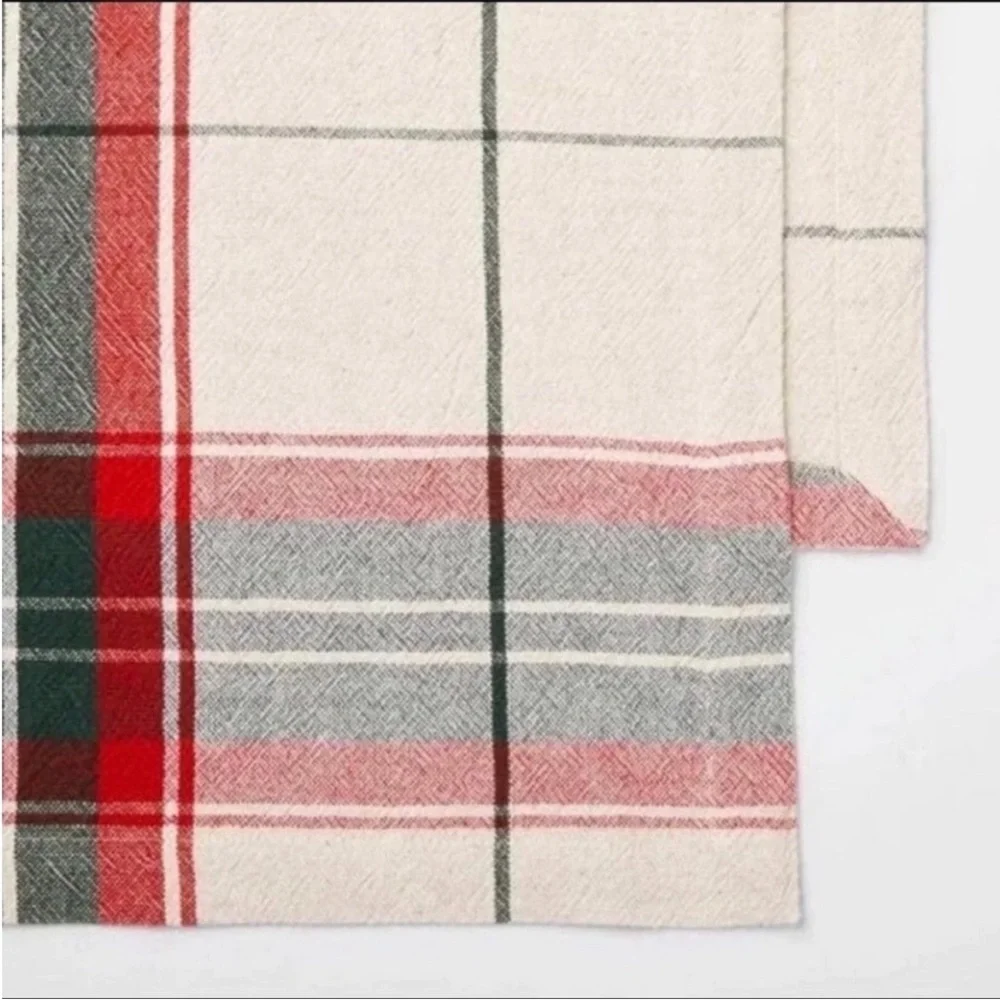 Holiday Plaid Table Runner Red/Green - Hearth & Hand with Magnolia 2023